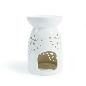 Suporte de velas de cerâmica personalizado, candelabro sem vidro para decoração de casa, casamento
