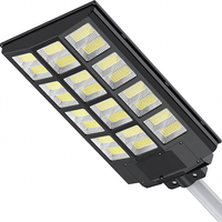 Lampadaires LED solaires 600W/800W/1000W étanches IP66 pour l'extérieur avec garantie de 2 ans et angle de faisceau de 180°