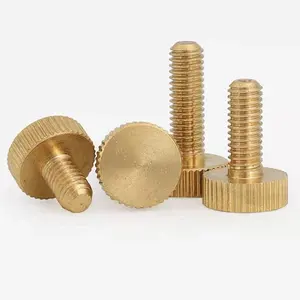 DIN 464 Thumb Screw Knobs Brass Knurled Head Thumb Screw Stainless