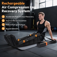 Masseur pour les pieds et les jambes sans fil, bottes de compression réglables, récupération, prise UK, rechargeable, AS ALL STAR CE