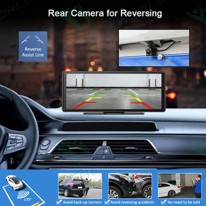 Reproductor de Música Inalámbrico para Auto <span class=keywords><strong>con</strong></span> Carplay/Android Auto, <span class=keywords><strong>Pantalla</strong></span> Carplay de 10.26 Pulgadas <span class=keywords><strong>con</strong></span> Cámara para Tablero, Cámara Frontal 4K y Trasera 1080P, Reproductor Multimedia para Auto - Product Image 4