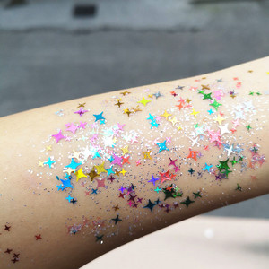 Super lucido a quattro stelle in Gel sirena arte decorazione delle unghie per la danza di co-te accessori all'ingrosso - Product Image 2