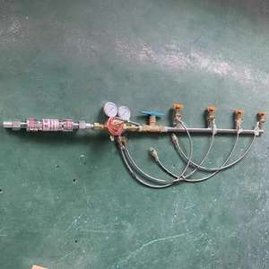 Manuel tıbbi gaz oksijen <span class=keywords><strong>Argon</strong></span> doğal gaz manifoldu pirinç gaz regülatörü - Product Image 6