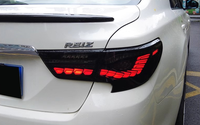 Convient aux feux arrière 10-17 Reiz Mark X Modifié avec LED Dragon Scale pour les feux de circulation et les clignotants.
