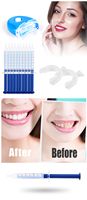 Kit de gel blanqueador de dientes con luz LED Kits de brillo de dientes de peróxido dental Juego de bolígrafo blanqueador de dientes