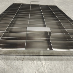 Plateau perforé et à surface plane / Plateau en acier inoxydable et alliage d'aluminium pour four et séchage, résistant à la chaleur - Product Image 5