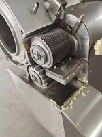 Commerciële goedkope fruit- en groentesnijmachine, aardappel-, wortel- en uiensnijder, motoronderdelen te koop