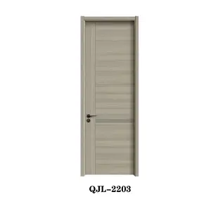 最も人気のあるファッションデザイン無垢材のドアバスルームのドアの入り口無垢材のドア