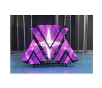 Caliente Popular personalizado Bar Dj mesa/Cabina P1.53/P2.5 Fondo de escenario pantalla LED Cool High Refresh club nocturno DJ evento