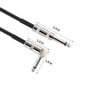 <span class=keywords><strong>Cable</strong></span> <span class=keywords><strong>de</strong></span> <span class=keywords><strong>audio</strong></span> 90 grados en ángulo 10 pies instrumento en espiral 6,3mm <span class=keywords><strong>Cable</strong></span> <span class=keywords><strong>de</strong></span> guitarra - Product Image 3