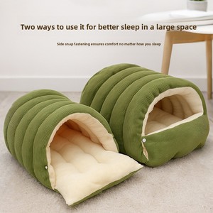 Cama de Felpa para Gatos de Invierno, Casa Cálida para Mascotas, Cama Gruesa y Cálida para Gatitos, Cueva para Gatos para Mantener el Calor de las Mascotas - Product Image 4