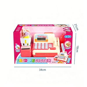Caja Registradora Eléctrica Multifuncional con Calculadora, Luz y Sonido, Juguete Educativo de Simulación de Supermercado para Niños - Product Image 6