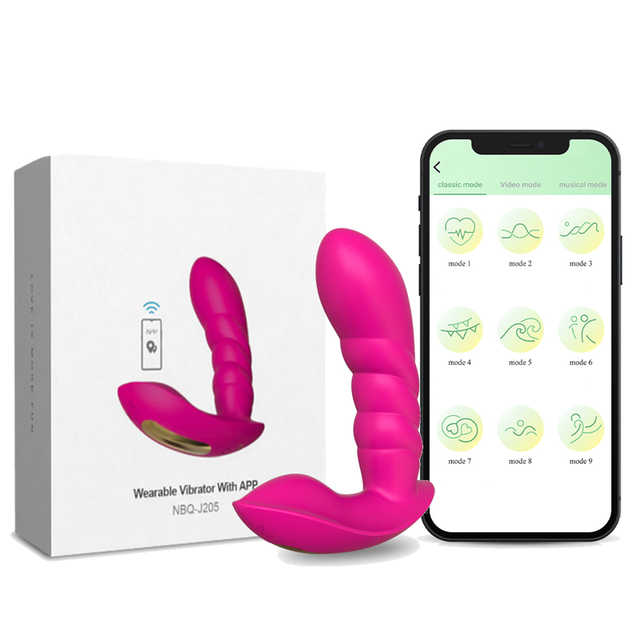 YPM APP Control Panty Vibrator with Dildo  Magnetic Charger Wearable  Juguetes Sexuales G Spot Sex Toy for Woman