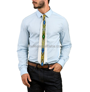 Cravate personnalisée avec images drôles, <span class=keywords><strong>cadeau</strong></span> de <span class=keywords><strong>papa</strong></span>, cravate de père, cravate personnalisée de n'importe quelle croix d'Éthiopie, décorations de fête - Product Image 3