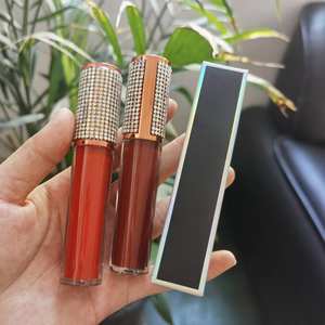 Brillo <span class=keywords><strong>de</strong></span> <span class=keywords><strong>labios</strong></span> más vendido con tubo <span class=keywords><strong>de</strong></span> diamantes <span class=keywords><strong>de</strong></span> imitación Etiqueta privada Brillo <span class=keywords><strong>de</strong></span> <span class=keywords><strong>labios</strong></span> brillante mate <span class=keywords><strong>de</strong></span> alto pigmento Vegano - Product Image 3