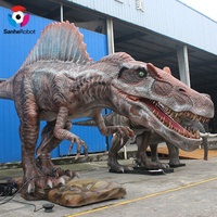 Réplique grandeur nature de dinosaures de Luna Park Real Jurassica Park Animatronics réplique de dinosaures étanches à vendre