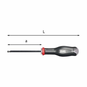 Tournevis, clés à molette et embouts, tournevis à trois matériaux, Usag 280 TS - Product Image 1