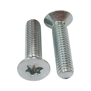 Tornillos para máquina M5.0 x 20 mm de cabeza plana, CR3+ Zinc 5U 96H Sst sin recubrimiento rojo+chapado sellado, tornillo para metal, acero al carbono C1022, Homn Reen - Product Image 4