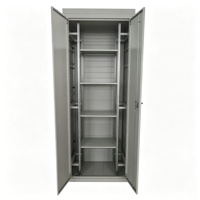 Armoire serveur de centre de données OEM ODM 2260 mm de hauteur 800x600, armoire réseau à double porte 5G FTTH GSM avec étagères réglables