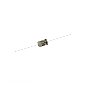 ตัวเก็บประจุแบบ Through Hole รุ่น MAL213834151E3 ยี่ห้อ Manufacturer Channel ความจุ 150 ไมโครฟารัด ค่าความคลาดเคลื่อน 20% แรงดัน 10 โวลต์ แบบ AXIAL TH - Product Image 1