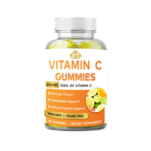 Vitamina C de Marca Propia con Sabor a Naranja, Energía, Inmunidad, Antioxidante, Apoyo a la Salud, Sin GMO, Vegano, 60 Gomitas para Adultos y Recién Nacidos - Product Image 2