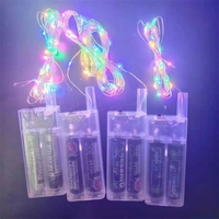 Guirlande lumineuse en fil de cuivre 3M 30 LED pour décoration de sapin de Noël et de fête de mariage.