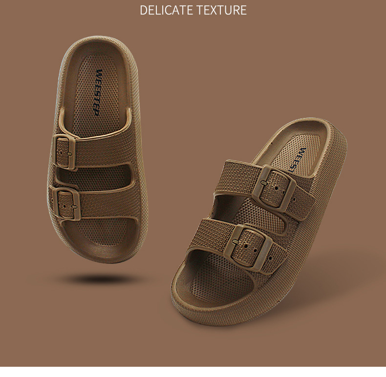 Women Summer Soft EVA Slippers Thick Platform Bathroom Men Slides Slippers