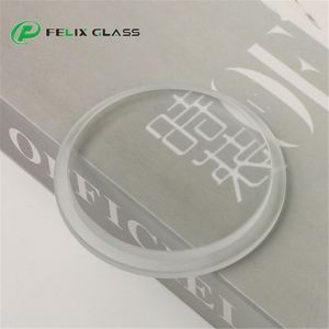 Manufacturer Custom LED <b>Light</b> CNC Cutting Regular Round <b>Step</b> Transparent Tempered Cover Glass - Product Image 3