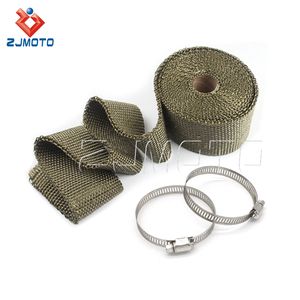 <span class=keywords><strong>Cinta</strong></span> térmica <span class=keywords><strong>para</strong></span> tubo de <span class=keywords><strong>escape</strong></span> de 5M, <span class=keywords><strong>cinta</strong></span> <span class=keywords><strong>aislante</strong></span> de calor, rollo de tela ignífuga con Kit de cinturones de hebilla - Product Image 5