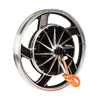 Moteur de roue BLDC étanche IP67 YM à double essieu 72V 17 pouces 1500W, prix de gros usine pour moto électrique