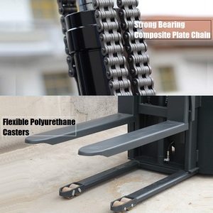 Apilador Eléctrico para Montacargas, Precio Económico, Montacargas Hidráulico de 1/1.5/2 Toneladas, Apilador de Palés Totalmente Eléctrico - Product Image 3