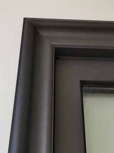 Villa — <span class=keywords><strong>porte</strong></span> pliable en aluminium, cadre en verre noir, style français, grand format, décoration pour l'extérieur - Product Image 3