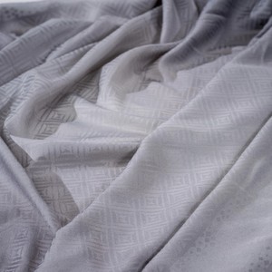Wafa Luxury Printed Jacquard <b>Satin</b> Square Scarf Viscose Blend Matte Finish Turkish <b>Hijab</b> Headscarf Skin-Friendly Four Seasons - Product Image 2