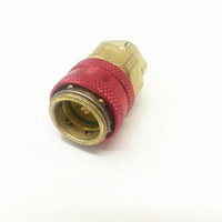 Адаптер быстрого разъема для переменного тока R134a 1/4 "SAE Male Flare High/Low A/C Freon коллектор комплект для преобразования шланга