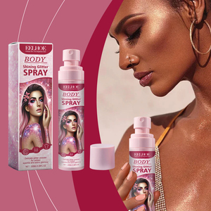 FCJ Eelhoe trucco scenico a lunga durata evidenziatore Spray naturale stereoscopica viso clavicola Glitter corpo luccicante olio luccicante