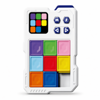 Jeu de puzzle électronique Klotski, jeu de puzzle coulissant électronique, jouet éducatif de logique, jeu de société portable pour enfants