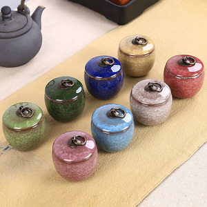 Mini pot à thé en céramique Portable fait à la main chinois petits pots scellés de Style Design Vintage <span class=keywords><strong>pour</strong></span> une utilisation en cuisine <span class=keywords><strong>pour</strong></span> des cadeaux - Product Image 4