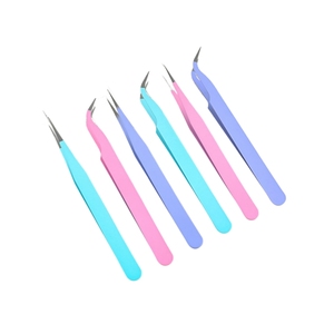 Pince à épiler en acier inoxydable colorée pour le scrapbooking et la création de carnets, outil DIY pour autocollants et rubans de papier couleur macaron, vente en gros - Product Image 2