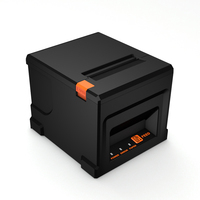 Impresora POS de Alta Velocidad de 80 mm con Cortador Automático, 250 mm/s, Ideal para Cocina y Pequeñas Empresas, Compatible con Windows, Linux, MacOS