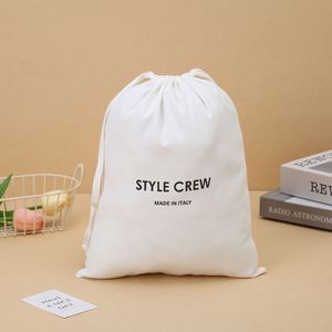 Sac d'école personnalisé de luxe en coton écologique avec cordon de serrage, pochette quotidienne pour enfants, recyclable, vente en gros, MOQ 200 pièces, direct usine - Product Image 4
