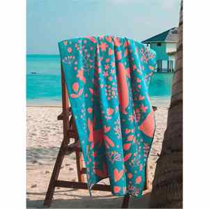 YSD New Arrival Retro <b>Microfiber</b> <b>Beach</b> <b>Towel</b> High Quality Waffle Design Antimicrobial <b>Microfiber</b> Bath <b>Towel</b> Sublimation New - Product Image 5