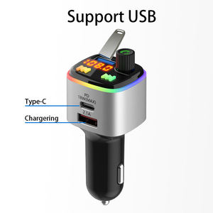 Portatile auto <span class=keywords><strong>MP3</strong></span> per lettore 5.0 Bluetooth con connessione USB BT FM trasmettitore per chiamate a mani libere - Product Image 5