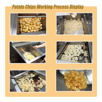 Petite Ligne de Production Semi-Automatique de Frites Fraîches et Surgelées pour Chips de Pommes de Terre et Manioc