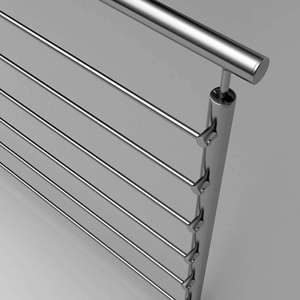 Fabricante 304 Acero inoxidable Escalera personalizada Pasamanos Acero inoxidable Lujo Subway Park Factory Outlet Barandilla Pasamanos - Product Image 3