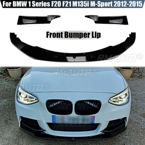For BMW 1 Series F20 F21 M135i Pre LCI M-Sport 2012-2015 Car Front Bumper Lip Spoiler Splitter Diffuser Body Kits Tuning - Product Image 1