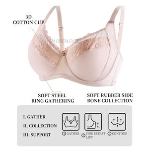Nuovo <span class=keywords><strong>Completo</strong></span> <span class=keywords><strong>Intimo</strong></span> in Pizzo Dolce Senza Ferretto e Senza Segni per Seno Grande o Piccolo - Product Image 3