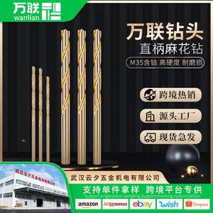 Wanlian M35 Straight Shank Twist <b>Drill</b> <b>Bit</b> Cobalt Metal Drilling Electric <b>Drill</b> <b>Bit</b> - Product Image 3