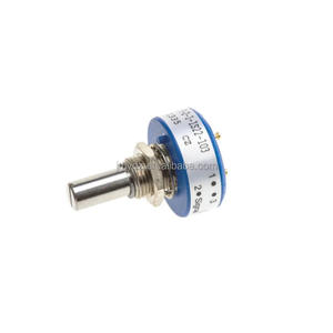 357-2-1-1S22-103 Potentiometer Leitfähig <span class=keywords><strong>Pl</strong></span> 1 Umdrehung stoppt Schlitz welle 0,25 In D 22 10k - Product Image 1