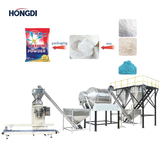 Industrial Fully Automatic Laundry Detergent Mixing and Conveying and Packaging Production Line