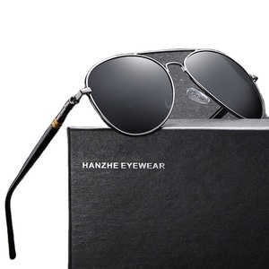 แว่นกันแดดโพลาไรซ์ แว่นตาขับรถสไตล์คลาสสิก ป้องกันรังสียูวี แว่นกันแดดทรงนักบิน แว่นกันแดดวินเทจ ขายส่ง - Product Image 5